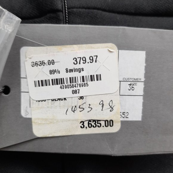 With tags!! Elegant shift dress with side pleats by the genius Alexander McQueen - Picture 4 of 7